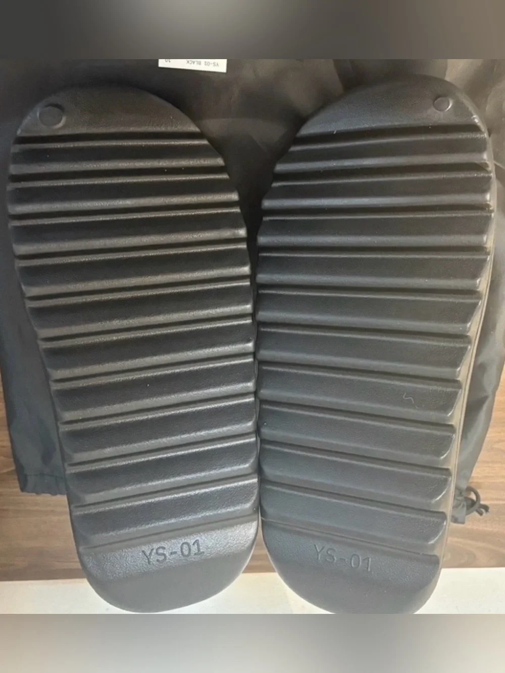 Yeezy YS-01 Black Slide Sandals